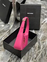 Saint Laurent Le5A7 Hobo Shoulder Bag in Pink  - 3