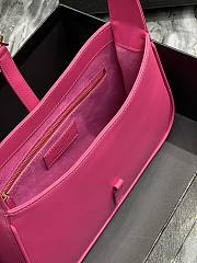 Saint Laurent Le5A7 Hobo Shoulder Bag in Pink  - 4