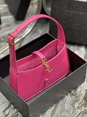 Saint Laurent Le5A7 Hobo Shoulder Bag in Pink  - 5