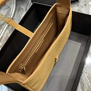 Saint Laurent Le5A7 Hobo Shoulder Bag in Brown - 6