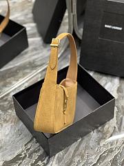 Saint Laurent Le5A7 Hobo Shoulder Bag in Brown - 4