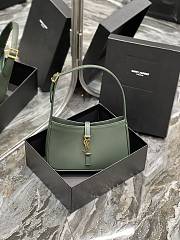 Saint Laurent Le5A7 Hobo Shoulder Bag in Green - 1