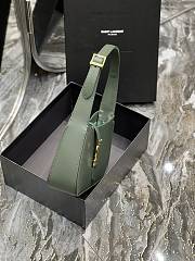 Saint Laurent Le5A7 Hobo Shoulder Bag in Green - 3