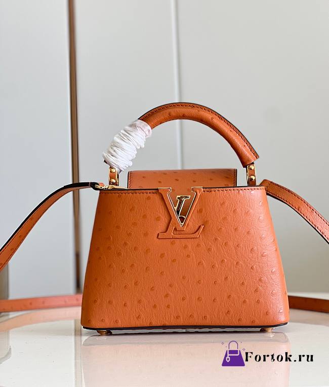 Louis Vuitton Capucines Monogram Flower M93483 21x14x8cm - 1