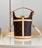 Louis Vuitton Duffle Monogram Leather Bag M43587 22x23x14cm - 1