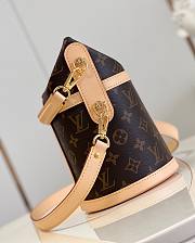 Louis Vuitton Duffle Monogram Leather Bag M43587 22x23x14cm - 4