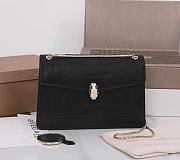 Bvlgari Serpenti Forever Shoulder Bag in Black 22x15x4.5cm - 1