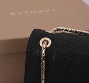 Bvlgari Serpenti Forever Shoulder Bag in Black 22x15x4.5cm - 6