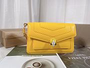 Bvlgari Serpenti Forever Shoulder Bag in Yellow 22x15x4.5cm - 4