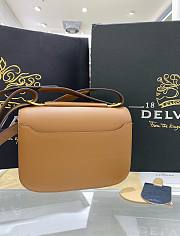 Delvaux Lingot 2022 Shoulder Bag in Tan 20.5x8.5x16.5cm - 4