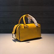 Delvaux Cool Box Handbag in Yellow 22cm - 1