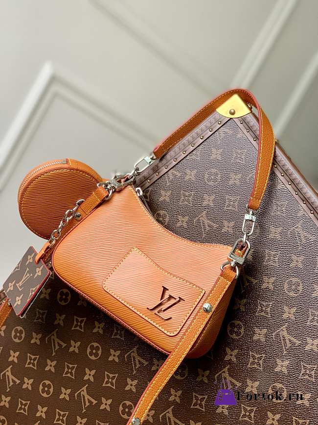 Louis Vuitton Marellini Bag in Brown M20998 19.0x13.5x6.5cm - 1