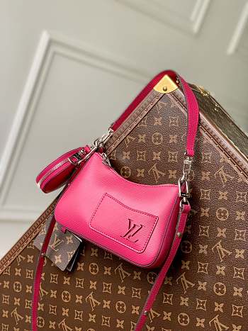 Louis Vuitton Marellini Bag in Pink M20998 19.0x13.5x6.5cm