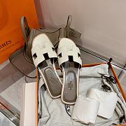 Herme Slippers in White - 5