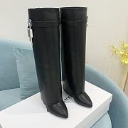 Givenchy 4G Logo Boots in Black  - 1