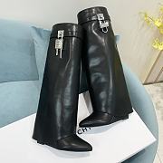 Givenchy 4G Logo Boots in Black  - 3