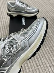 Chanel 2023 Cruise Grey Low Top Sneaker Shoes - 4