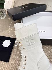 Chanel 22A White Boots HD00780 - 5