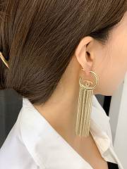 Chanel Tassel Double C Earrings - 5