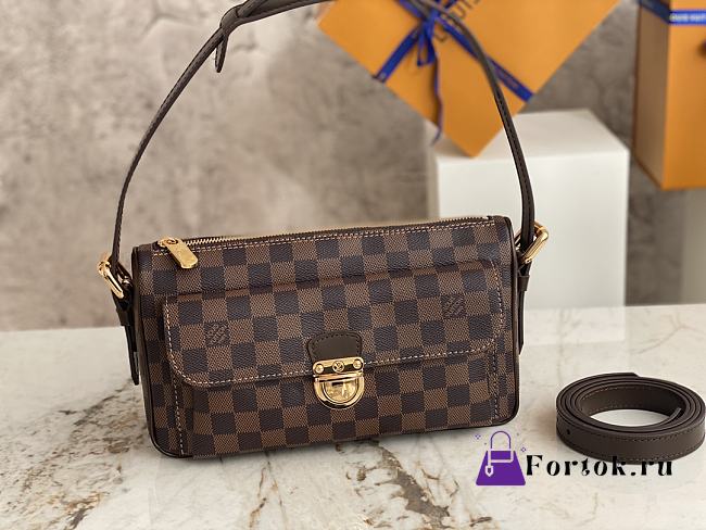 Louis Vuitton Damier Canvas Handbag N60006 27x10x15cm - 1