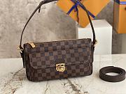 Louis Vuitton Damier Canvas Handbag N60006 27x10x15cm - 1