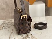 Louis Vuitton Damier Canvas Handbag N60006 27x10x15cm - 6