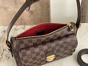 Louis Vuitton Damier Canvas Handbag N60006 27x10x15cm - 3