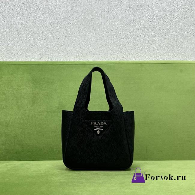 Prada Mini Tote Bag in Black 15.5x10x18cm - 1