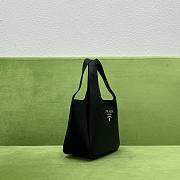 Prada Mini Tote Bag in Black 15.5x10x18cm - 4