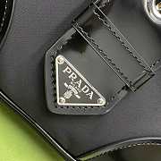 Prada Re-Edition 2002 Moon Bag in Black Re-Nylon 22.5x16x7.5cm - 2