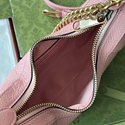 Gucci Aphrodite Small Shoulder Bag in Pink 25x19x7cm - 6
