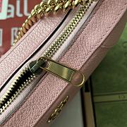 Gucci Aphrodite Small Shoulder Bag in Pink 25x19x7cm - 4