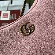 Gucci Aphrodite Small Shoulder Bag in Pink 25x19x7cm - 3