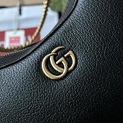 Gucci Aphrodite Small Shoulder Bag in Black 25x19x7cm - 6