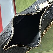 Gucci Aphrodite Small Shoulder Bag in Black 25x19x7cm - 3