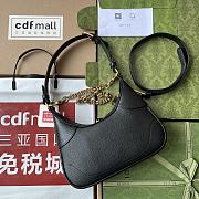 Gucci Aphrodite Small Shoulder Bag in Black 25x19x7cm - 2