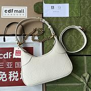 Gucci Aphrodite Small Shoulder Bag in White 25x19x7cm - 3