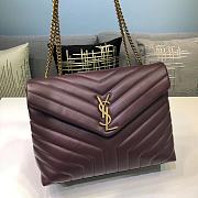 Saint Laurent LouLou Bag in Red 30x22x10cm - 1