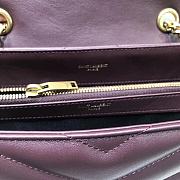 Saint Laurent LouLou Bag in Red 30x22x10cm - 3