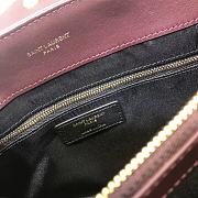 Saint Laurent LouLou Bag in Red 30x22x10cm - 2