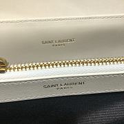 Saint Laurent LouLou Bag in White 30x22x10cm - 4