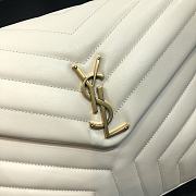 Saint Laurent LouLou Bag in White 30x22x10cm - 2