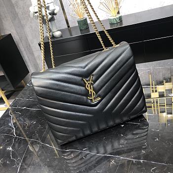 Saint Laurent LouLou Bag in Black 30x22x10cm