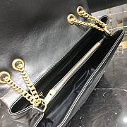 Saint Laurent LouLou Bag in Black 30x22x10cm - 4