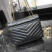 Saint Laurent LouLou Bag in Black 30x22x10cm - 2