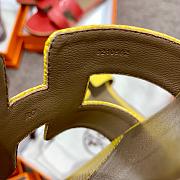 Herme Slippers in Yellow - 4