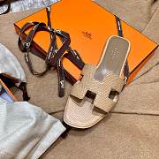 Herme Slippers in Brown - 6