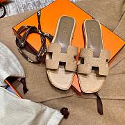 Herme Slippers in Brown - 5