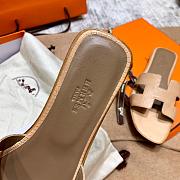 Herme Slippers in Brown - 3