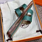 Herme Slippers in Green - 2